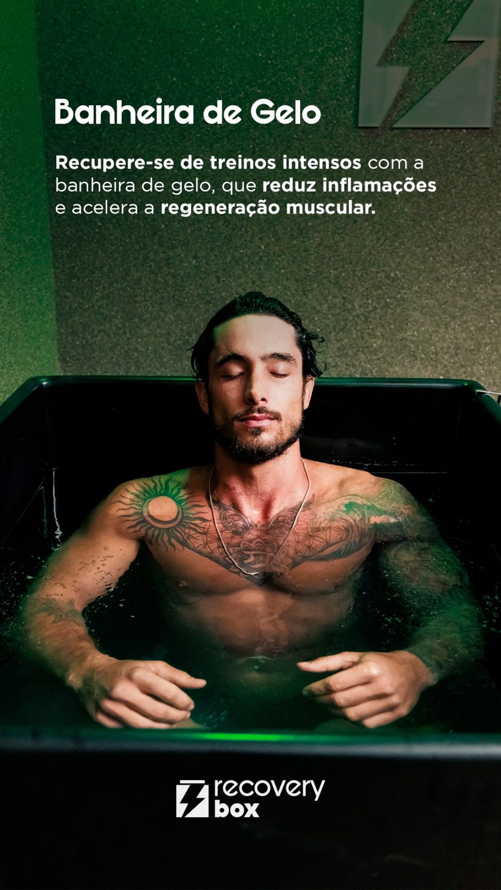 Banheira de gelo: imersão fria para reduzir inflamação e acelerar a recuperação muscular