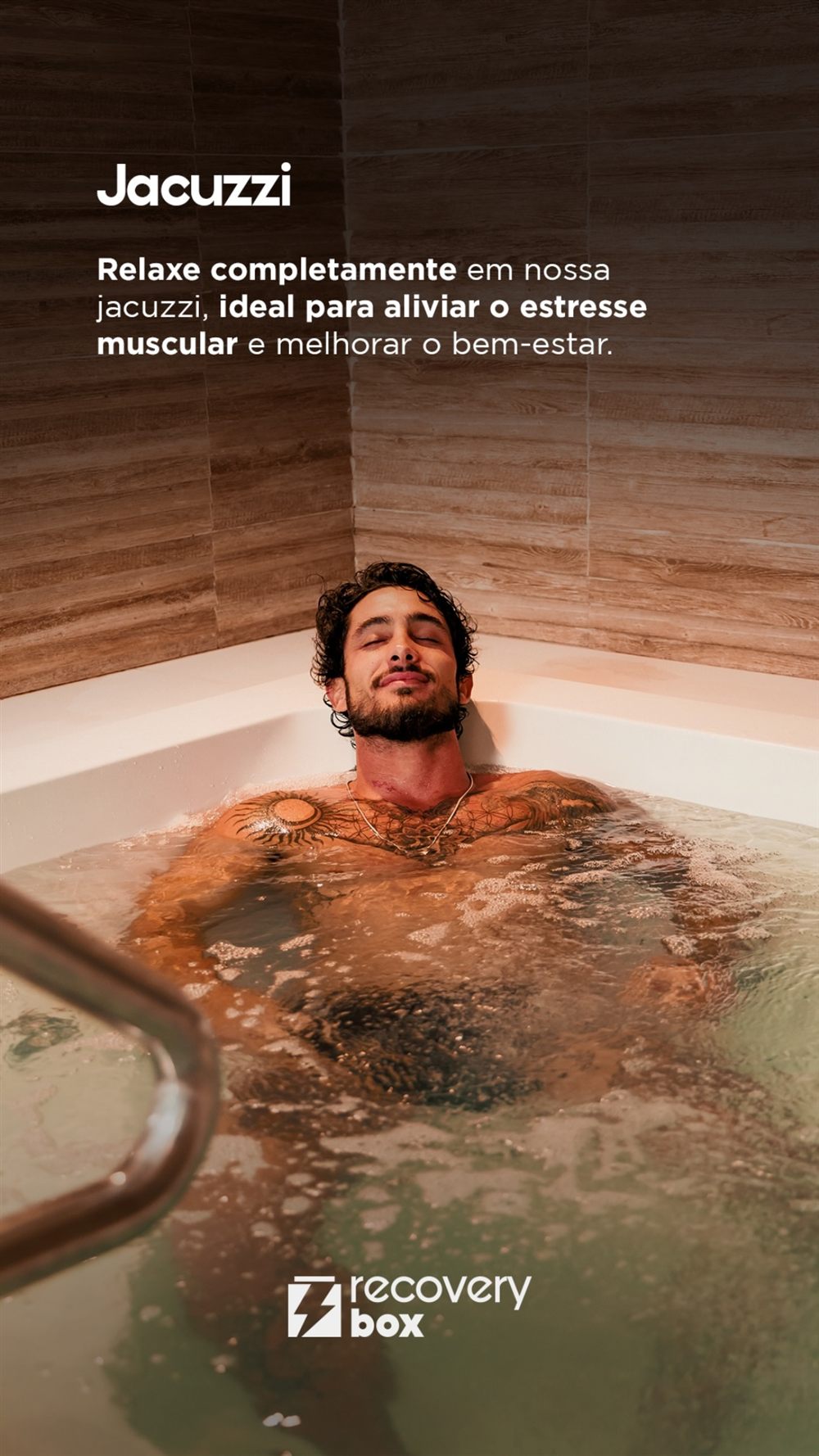 Jacuzzi: relaxamento e alívio do estresse muscular